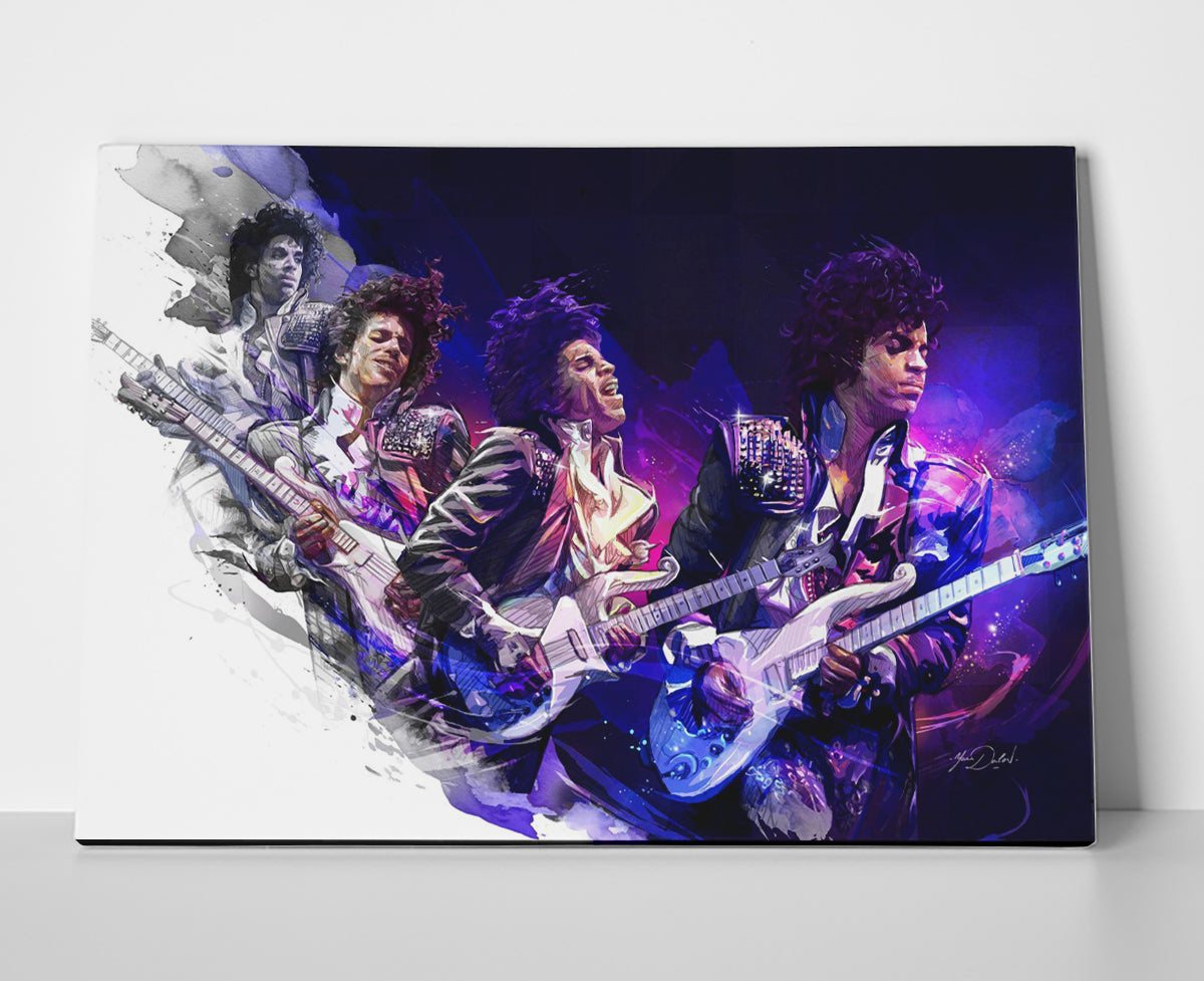 Prince poster canvas wall art
